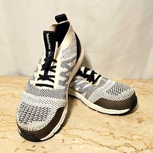 Timberland PRO Flex Womens Cream/Black Radius Knit Safety Toe Work Shoes